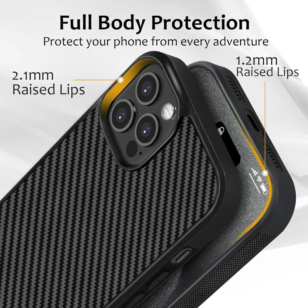 Real Forged Carbon Fiber TPU Phone Case