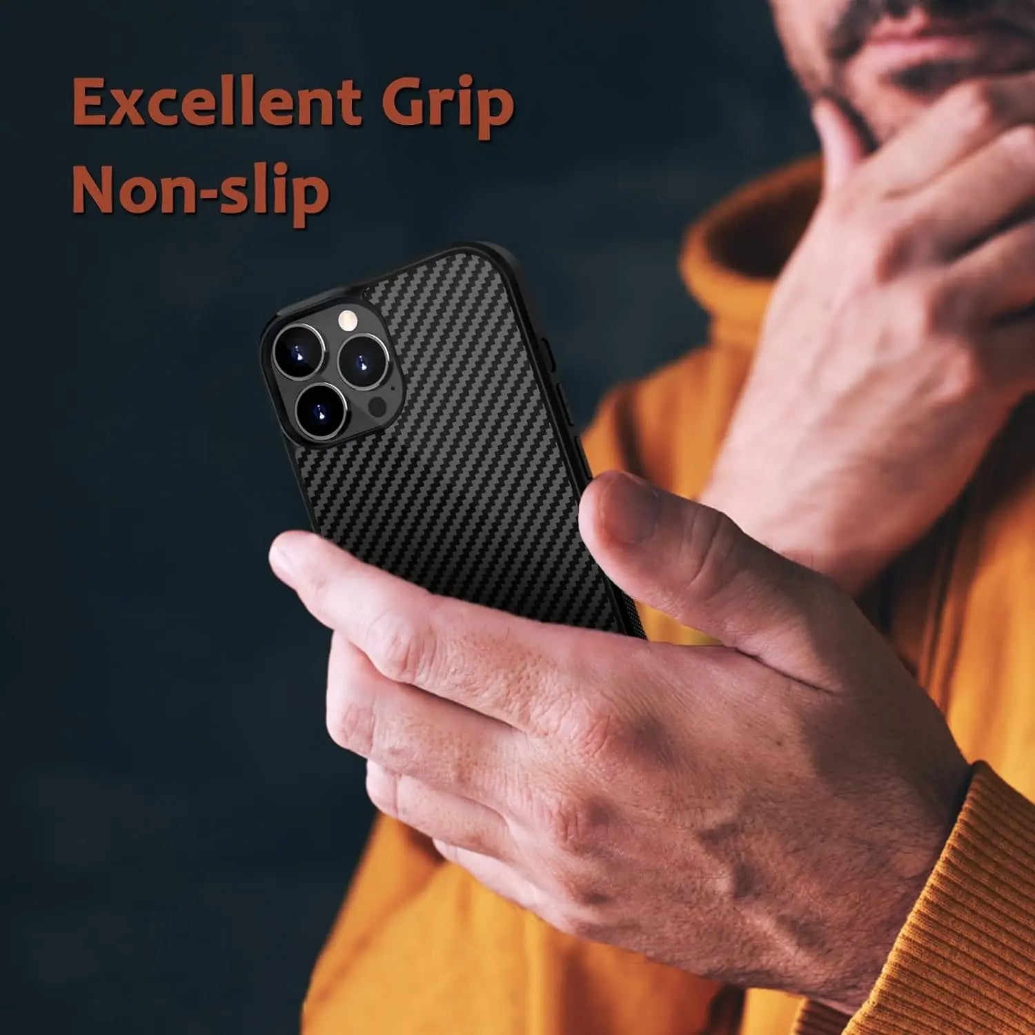 Real Forged Carbon Fiber TPU Phone Case