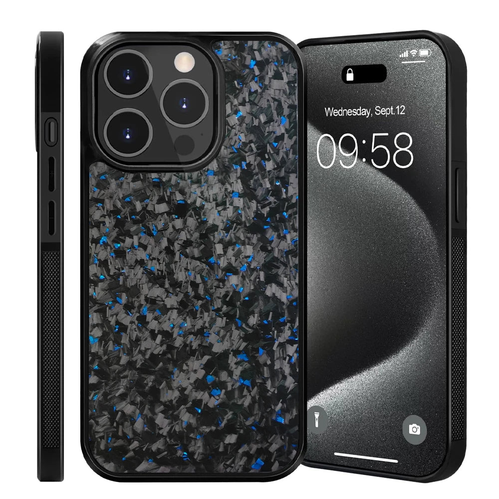 Real Forged Carbon Fiber TPU Phone Case